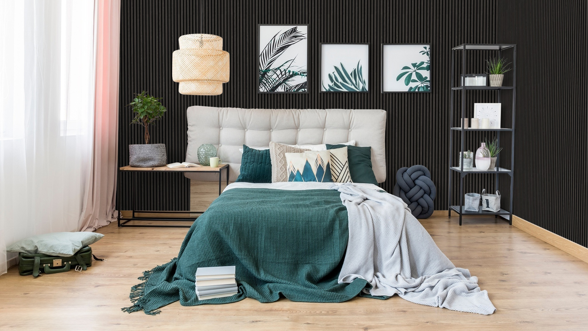 PREMIUM acoustic panels 2440 mm - Black Oak