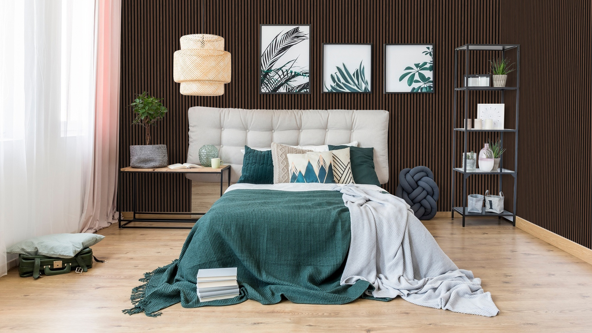 PREMIUM acoustic panels 2440 mm - Smoked Oak