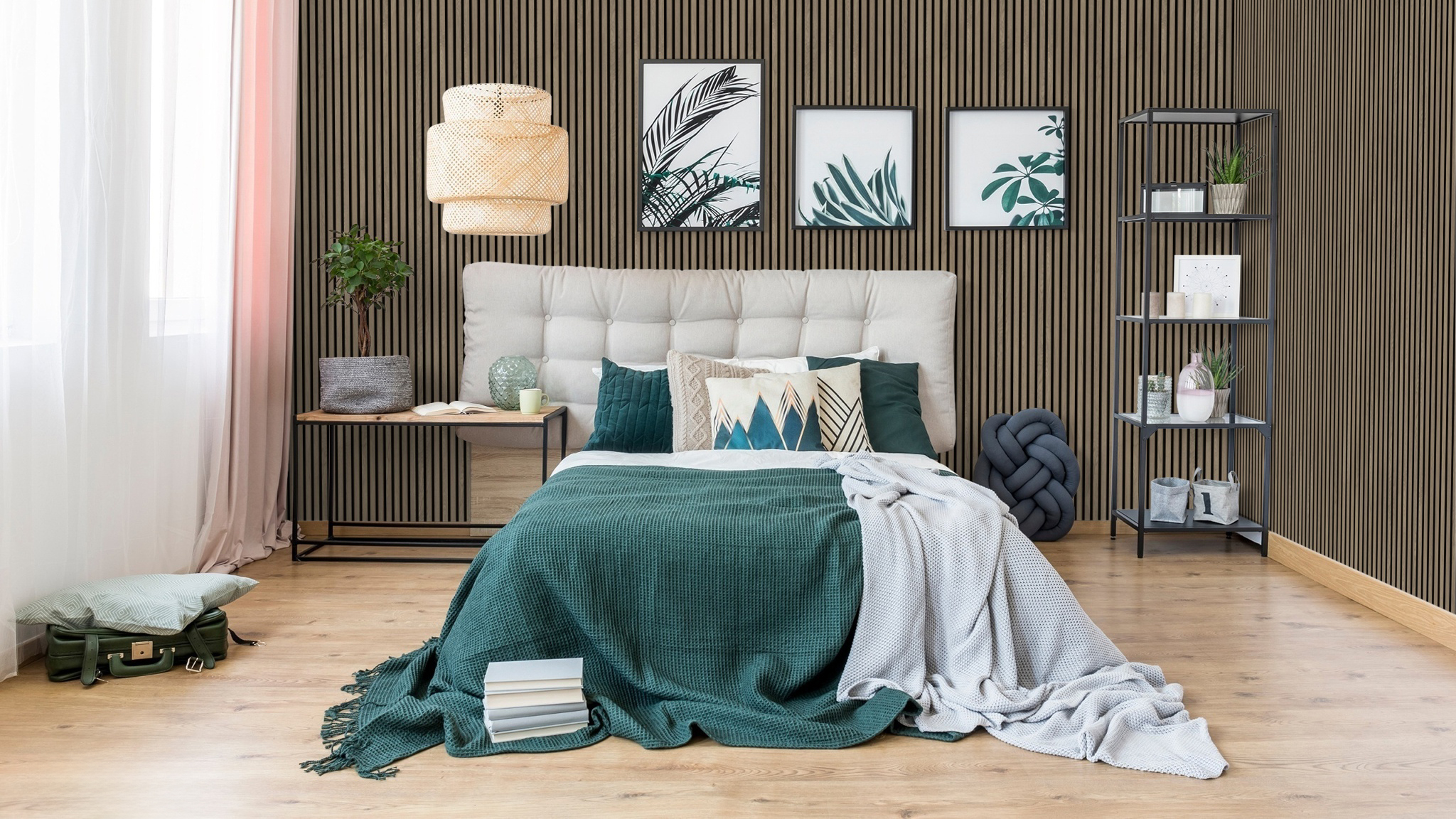 PREMIUM acoustic panels 2440 mm - Walnut